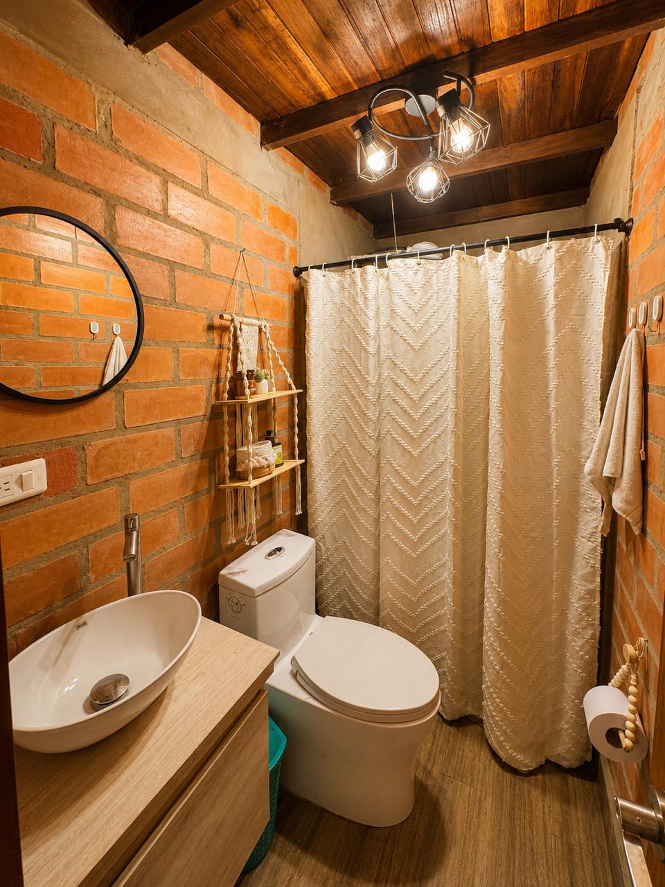 Baño privado con agua caliente